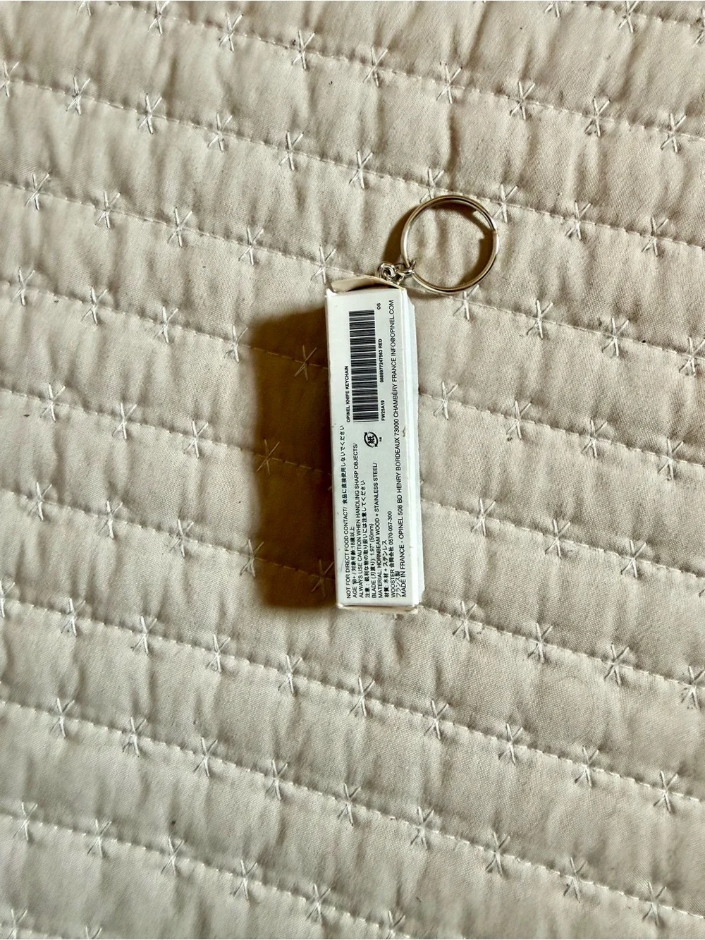 Supreme Red and White Opinel Keychain Money Clip